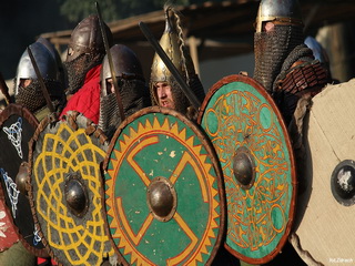 Bitwa - XIII Międzynarodowy Zjazd Wojowników Słowiańskich Gród Grzybowo 2012 Foto Galeria