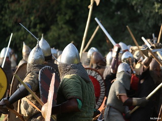 Bitwa - XIII Międzynarodowy Zjazd Wojowników Słowiańskich Gród Grzybowo 2012 Foto Galeria