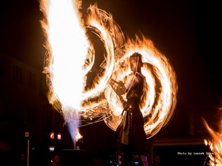 Adelaida Fireshow zdjęcia, Krotoszyński Festiwal Ogniazdjęcia, Teatr Ognia foto